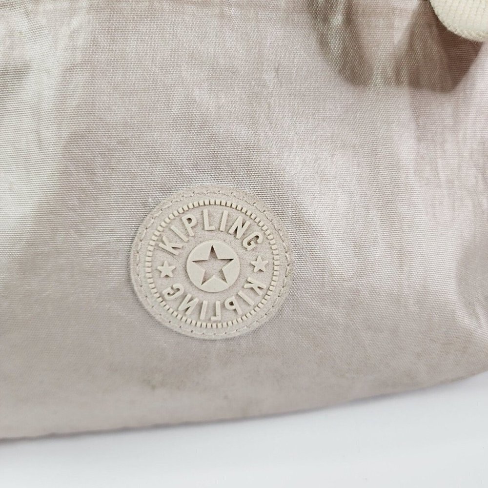 Kipling Elysia Metallic Shoulder Bag Rose Gold Strap‎ Zipper Medium Travel - Picture 4 of 15